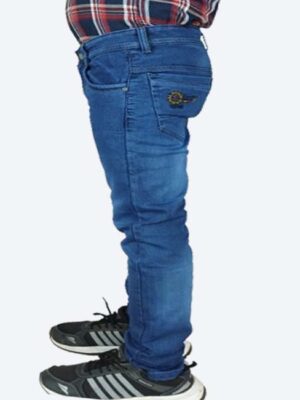 Men’s Slim Fit Stretchable Blue Denim Jeans – Comfortable Everyday Wear