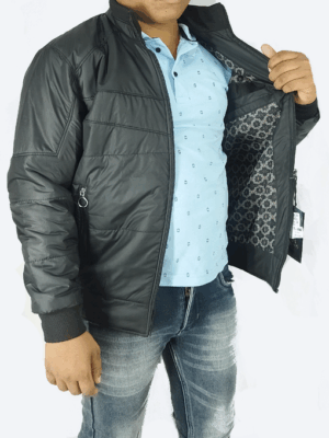 Black Quilted Puffer Jacket – Men’s Lightweight Winter Jacket