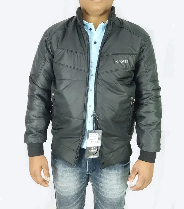 Black Quilted Puffer Jacket – Men’s Lightweight Winter Jacket