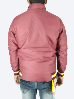 Maroon Athletic Winter Jacket – Lightweight, Windproof & Stylish