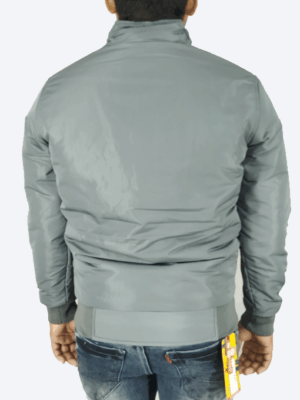 Steel Grey Winter Jacket – Lightweight, Windproof & Daily Wear Comfort