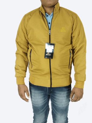 Mustard Yellow Winter Jacket – Lightweight, Windproof & Casual Daily Wear