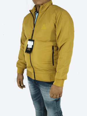 Mustard Yellow Winter Jacket – Lightweight, Windproof & Casual Daily Wear