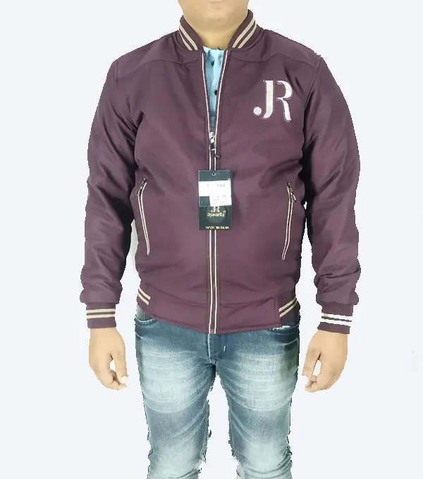 Wine Varsity Winter Jacket – Stylish, Warm & Lightweight Daily Wear