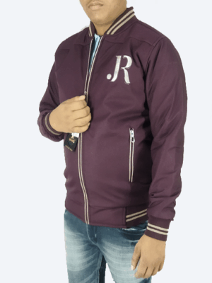 Wine Varsity Winter Jacket – Stylish, Warm & Lightweight Daily Wear