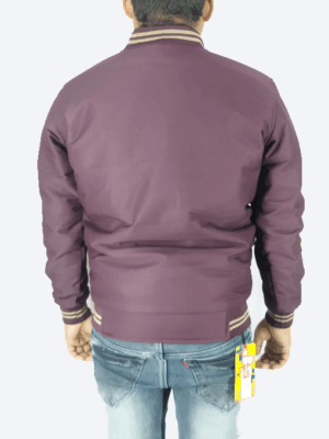 Wine Varsity Winter Jacket – Stylish, Warm & Lightweight Daily Wear
