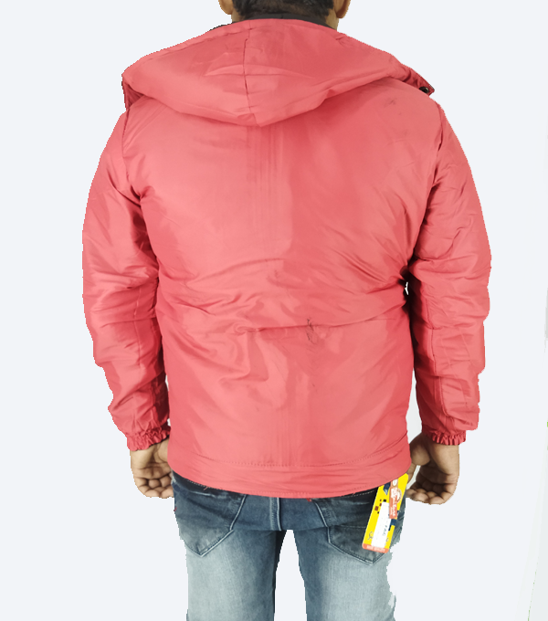 Messi Reversible Winter Jacket – Black & Red | Dual-Style, Warm & Windproof - Image 4