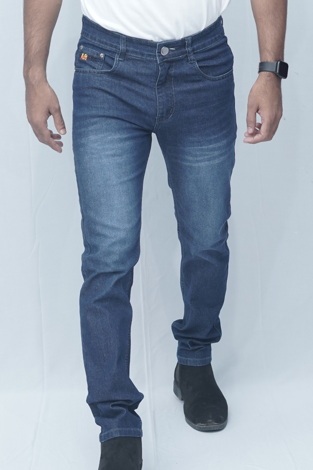 TARFAC Premium Dark Blue Jeans – 11.5 oz Fabric, Heavy & Bata Wash, No Color Fading, YKK Zipper, Ultra-Soft Comfort