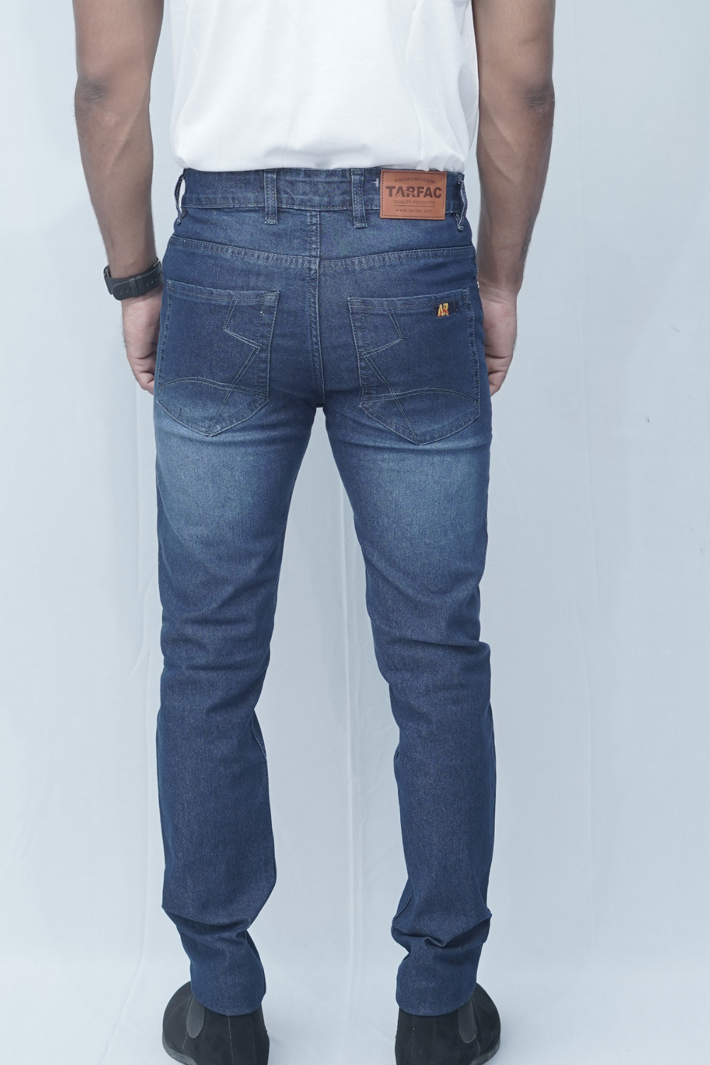 TARFAC Premium Dark Blue Jeans – 11.5 oz Fabric, Heavy & Bata Wash, No Color Fading, YKK Zipper, Ultra-Soft Comfort - Image 4